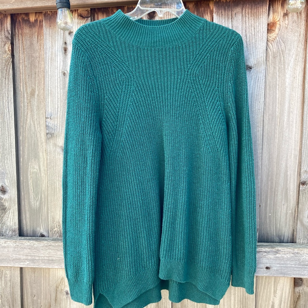 Knit Forest Green Long Sweater